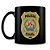 Caneca Polícia Civil de Minas Gerais 100% Preta (Com Nome) - Imagem 1