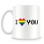 Caneca Personalizada I Love You Pixel Pride - Imagem 1