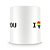 Caneca Personalizada I Love You Pixel Pride - Imagem 3