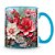 Caneca Estampada Flores 3D (Mod.1) - Imagem 3