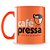 Caneca Café com Pressa (Laranja) - Imagem 1