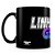 Caneca Linhagem Geek 100% Preta (Mod.2) - Imagem 1