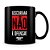 Caneca Linhagem Geek Discordar (100% Preta) - Imagem 2