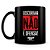 Caneca Linhagem Geek Discordar (100% Preta) - Imagem 1