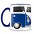 Caneca Kombi Azul Escuro (Com Nome) - Imagem 1