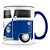 Caneca Kombi Azul Escuro (Com Nome) - Imagem 3