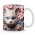 Caneca Gato Branco 3D - Imagem 2