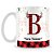 Caneca Alfabeto Natalino – Letra B (Com Nome) - Imagem 1