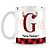 Caneca Alfabeto Natalino – Letra G (Com Nome) - Imagem 1