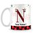 Caneca Alfabeto Natalino – Letra N (Com Nome) - Imagem 1