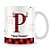 Caneca Alfabeto Natalino – Letra P (Com Nome) - Imagem 2