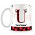 Caneca Alfabeto Natalino – Letra U (Com Nome) - Imagem 1