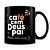 Caneca Café com Deus Pai (100% Preta) - Imagem 2