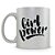Caneca Personalizada Glitter Prata Girl Power - Imagem 1