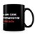 Caneca Caos Intenso (100% Preta) - Imagem 1