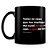 Caneca Coração Remendado (100% Preta) - Imagem 1