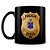 Caneca Polícia Civil da Bahia 100% Preta (Com Nome) - Imagem 1