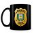 Caneca Polícia Civil do Amapá (100% Preta) - Imagem 1