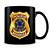 Caneca Polícia Federal (100% Preta) - Imagem 2