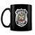 Caneca Polícia Penal de Santa Catarina 100% Preta (Com Nome) - Imagem 1