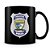 Caneca Polícia Penal de Roraima 100% Preta (Com Nome) - Imagem 3