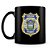 Caneca Polícia Penal do Rio Grande do Norte 100% Preta (Com Nome) - Imagem 1