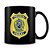 Caneca Polícia Penal de Pernambuco 100% Preta (Com Nome) - Imagem 3