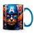 Caneca Capitão América 3D (Mod.2) - Imagem 2