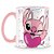 Stitch e Angel - Coração Rosa - Imagem 1
