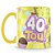 Caneca Aniversário 40tou (Rosa) - Imagem 1