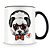 Caneca Personalizada Panda Hipster - Imagem 2