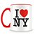 Caneca Personalizada I Love New York - Imagem 1