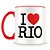 Caneca Personalizada I Love Rio de Janeiro - Imagem 1