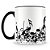 Caneca Personalizada Notas Musicais (Preta) - Imagem 1