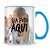 Caneca Personalizada do seu Jeito Alça e Interior Azul Claro - Imagem 2