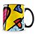 Caneca Personalizada Romero Britto A New Day (Preta) - Imagem 2