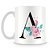 Caneca Personalizada Letra A - Imagem 1