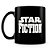 Caneca Personalizada Darth Vader Star Fiction (100% Preta) - Imagem 1