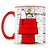 Caneca Personalizada Casinha do Snoopy (Vermelha) - Imagem 1