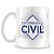 Caneca Personalizada Engenharia Civil (Com Nome) - Imagem 1