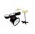 Bateria Infantil Rock Baby 2 Tons Profissional Com Chimbal VINHO - Imagem 2