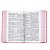 Bíblia Sagrada King James Letra Hipergigante Capa Luxo Rosa - Imagem 5