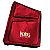 Mochila Bag Para Baqueta  Acessórios Bateria Luxo Vermelha - Imagem 2