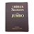 Biblia Sagrada Harpa Letra Jumbo Indice Luxo Vinho - Imagem 1