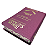 Biblia Sagrada Harpa Letra Jumbo Indice Luxo Pink - Imagem 3