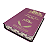 Biblia Sagrada Harpa Letra Jumbo Indice Luxo Pink - Imagem 2