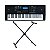 Teclado Arranjador Custom Sound 61Teclas Suporte X - Imagem 1