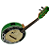 Banjo Marques Elétrico Aro Cromado Pintado Verde Ativo A20C - Imagem 1