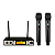Microfone Sem Fio Duplo Kadosh de Mão UHF Recarregável K402M - Imagem 5