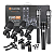 Kit 7 Microfones para Bateria Kadosh KMD 107 e Acessórios - Imagem 1
